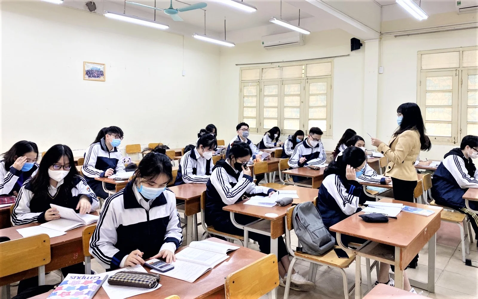 Biểu đồ tiến bộ của học sinh qua các chu kỳ đo 14 ngày